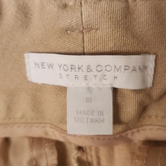 New York & Company Tan Skinny Ankle Pants Size 10 - Picture 5 of 9